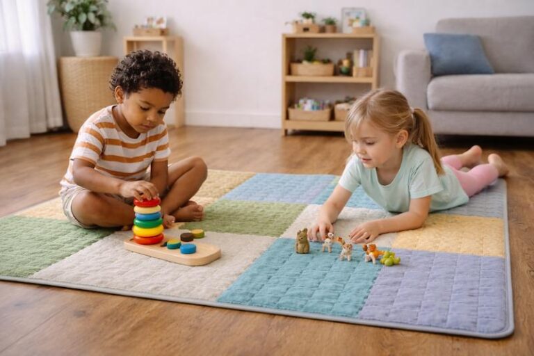 Como usar tapetes sensoriais infantis para facilitar a transição entre atividades