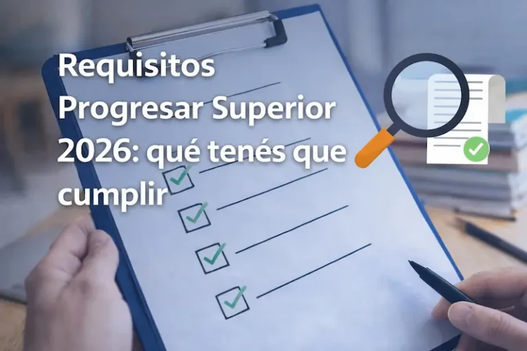 Requisitos Progresar Superior 2026: qué tenés que cumplir